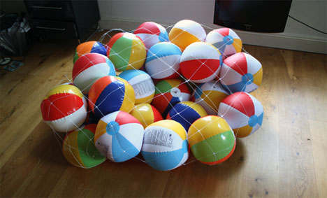 balon pantai printing logo